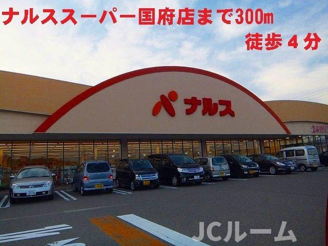 アルカンシェルＡの周辺|ナルススーパー国府店まで300m