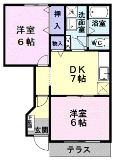 【間取り】 | チェリーブラッサムⅡ