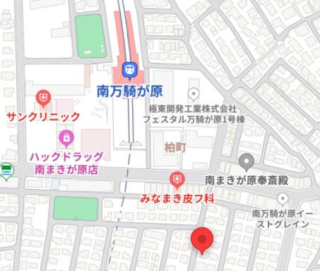 Ｓｕｎｎｙｓｉｄｅ　Ｔｅｒｒａｃｅの地図