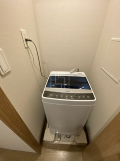 【洗面所】 | L-IDEA MINAMIHORIE | L-IDEA MINAMIHORIE(リデア南堀江）　室内洗濯機置き場