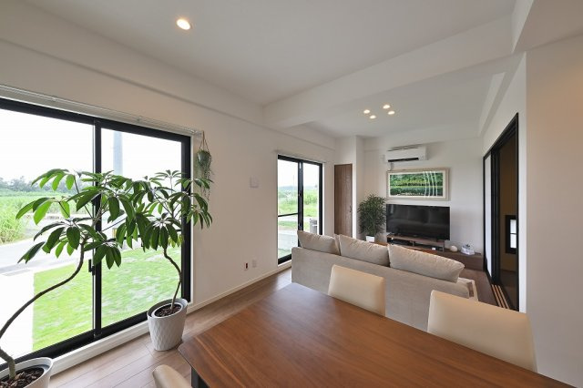 南城市玉城字玉城 3LDK　グリーンビュー玉城の居間・リビング