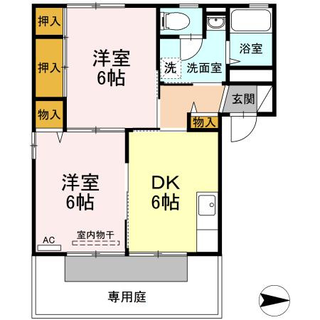 エイトタウン北の間取り