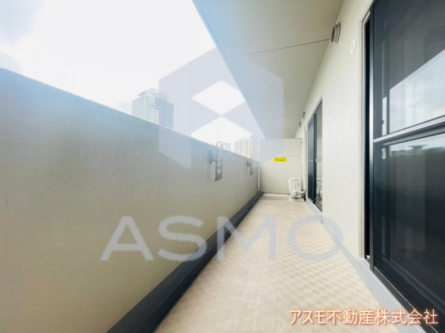 【バルコニー】 | レジディア西天満 | 同マンション別部屋　参考写真