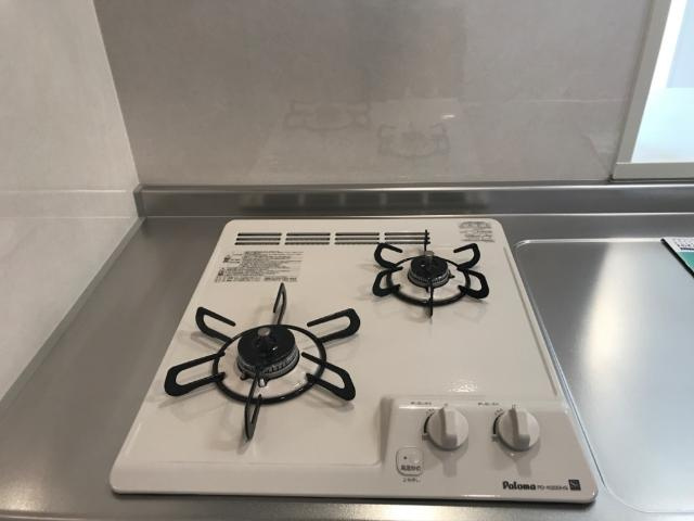 サンライズのキッチン|2口ガスコンロ（イメージ）