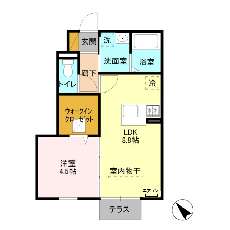 プレジールの間取り