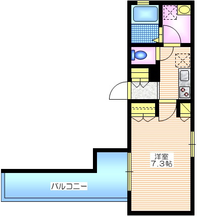 サニールチル杉田の間取り