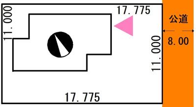 【区画図】 | 貝塚3丁目67-51戸建