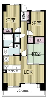 【間取り】 | レジディア都島Ⅰ