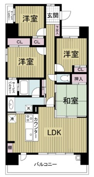 【間取り】 | レジディア都島Ⅰ