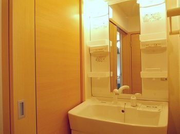 【洗面所】 | マーベラスいぬいⅡ | 広い洗面スペース