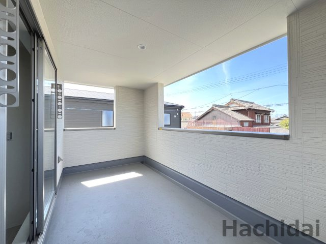 碧南市善明町1丁目　新築住宅＜1号棟＞のバルコニー
