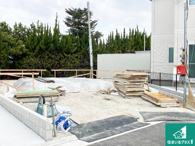 加古川市加古川町南備後　第6期　新築一戸建ての外観|現在の進捗状況です！順調に作業進行中、完成が待ち遠しいです！詳細の間取り等、お気軽にお問い合わせください！