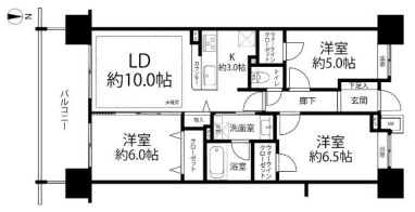 コスモ押上ガーデンシティの間取り