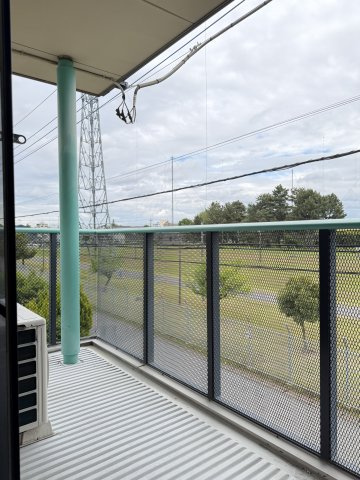 パールタウン岩田４６のバルコニー