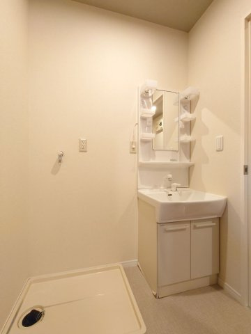 パールタウン岩田４６の洗面所