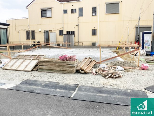 加古川市加古川町南備後　第6期　新築一戸建ての外観|周辺は落ち着いた街並みの住宅地！子育てがしやすい住環境です！まだ未完成ですが、現地でしかわからない事もございます。是非一度ご覧ください。