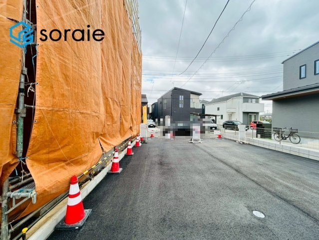 戸建 川越市藤木町の前面道路含む現地写真|4月10日撮影