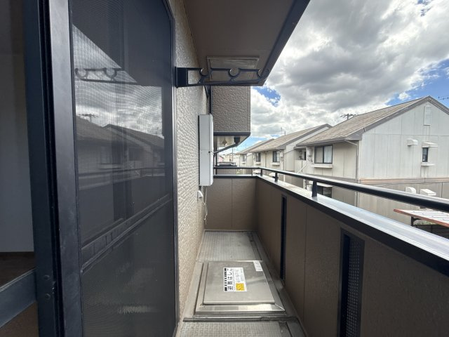 フリーデン　Ⅲ棟のバルコニー