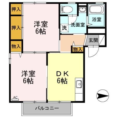エイトタウン北の間取り