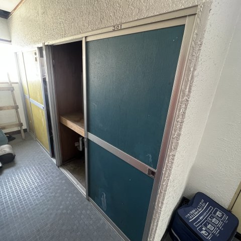 ハイツジャイケのバルコニー