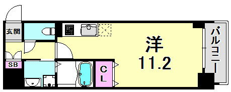 SDグランツ新神戸の間取り