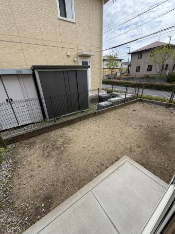 多井畑南町戸建賃貸の庭