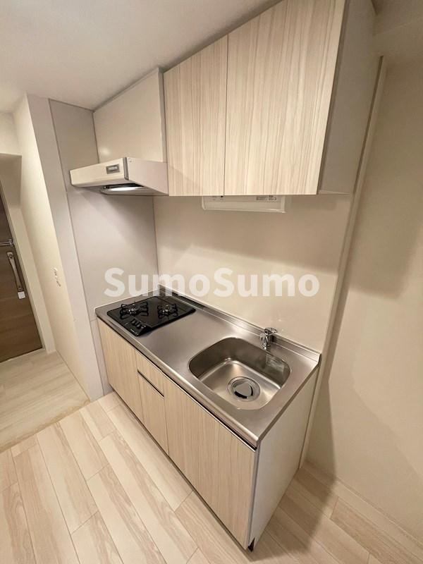 SPコート神戸のキッチン|コンパクトなキッチンで掃除もラクラク