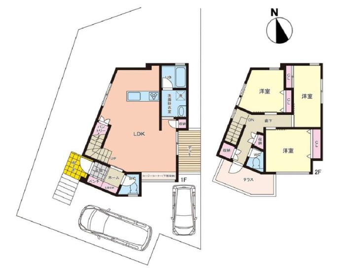 【RC新築】南城市玉城前川新築戸建ての間取り