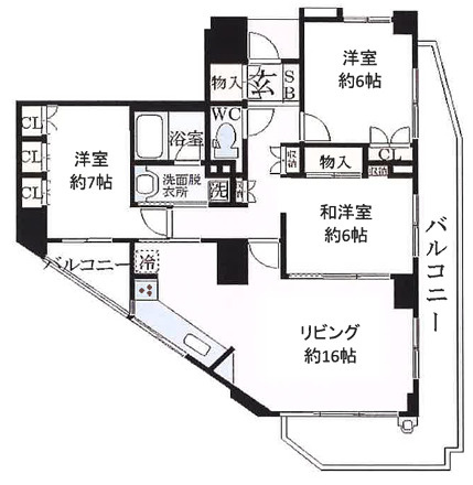 リーベスト芦屋川の間取り