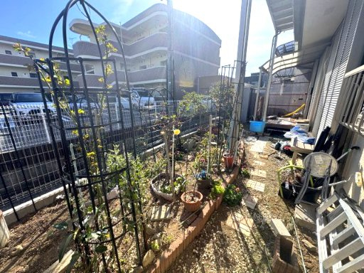 阪南市下出中古戸建の庭|南にお庭があって日当たりも良く、駐車も1台OK
空家なのでいつでも見れます！一度見に行きませんか？