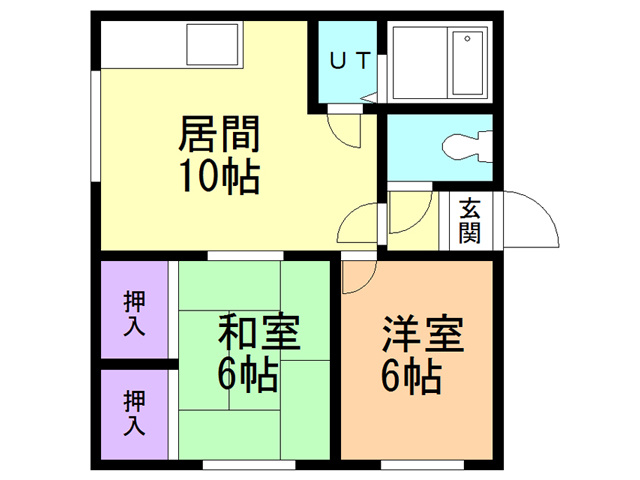 ハイツジャイケの間取り