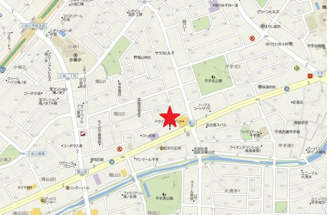 キトウハイツの地図
