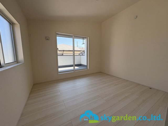 茅ヶ崎市堤２期　新築戸建　全１棟の寝室|寝室にいかがでしょうか