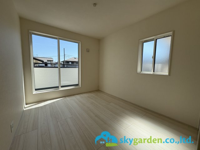 茅ヶ崎市堤２期　新築戸建　全１棟の洋室|使い勝手のいい洋室です