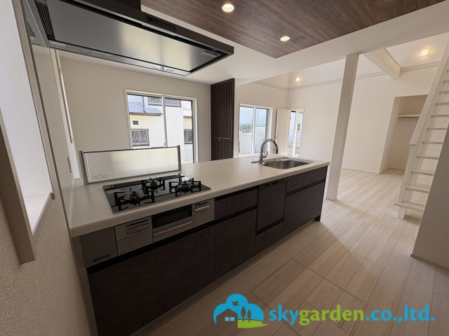 茅ヶ崎市堤２期　新築戸建　全１棟のキッチン|食洗機も付いてます