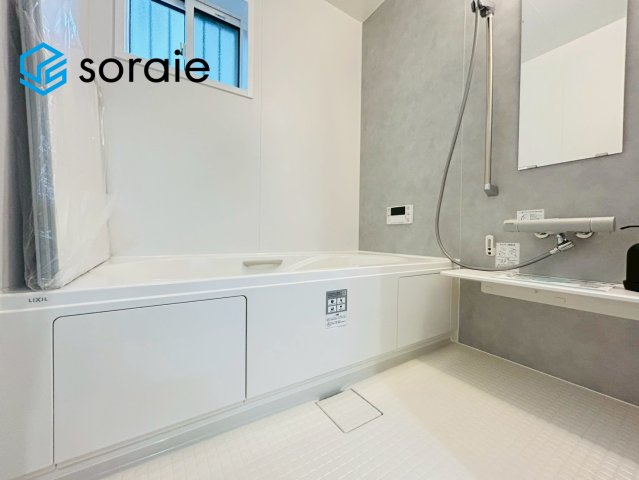 戸建 川越市藤木町の浴室|4月10日撮影