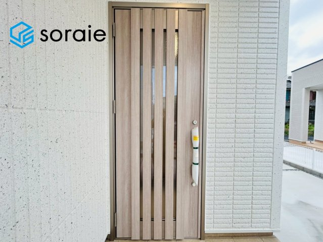 戸建 川越市藤木町の玄関|4月10日撮影