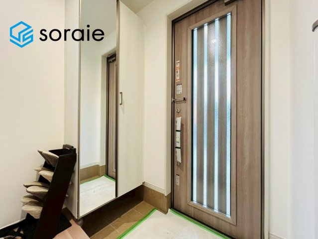 戸建 川越市藤木町の玄関|4月10日撮影