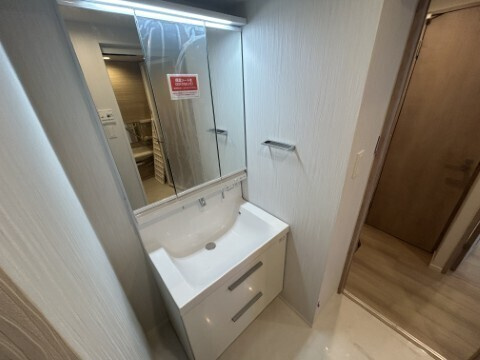 台東区竜泉２丁目の賃貸マンションのその他|洗面・建設中