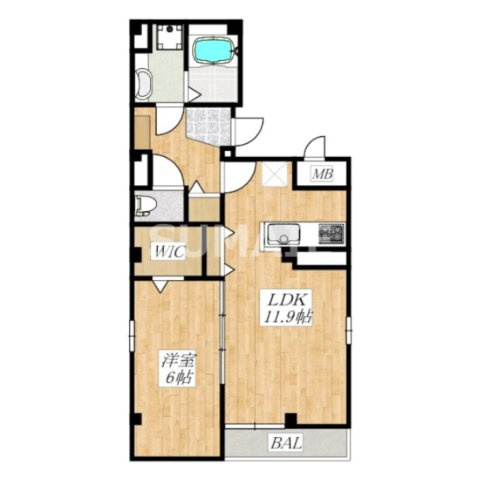グランメゾン北浦和の間取り|間取図です！