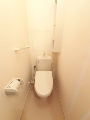 カーサ・セレーノＡのトイレ|清潔感のあるトイレです