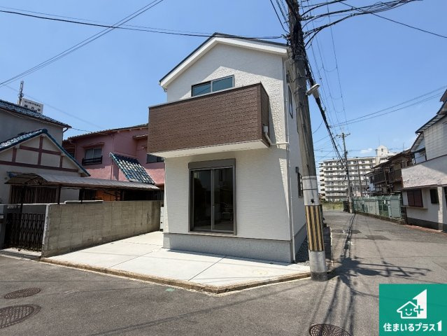 5(土)6(日)現地説明会！◆藤井寺市大井　第1期　新築一戸建ての外観|安心の10年保証！外観を美しく保ち、雨水で汚れを落とします！気になることがありましたら、お気軽にお問い合わせください！