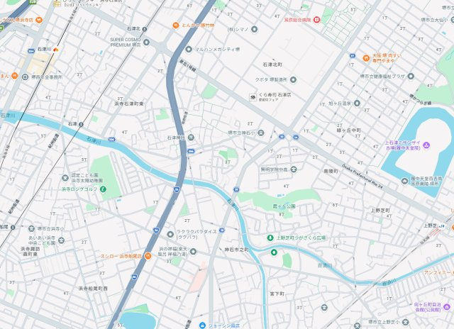 堺市堺区石津町　第1期　新築一戸建ての地図