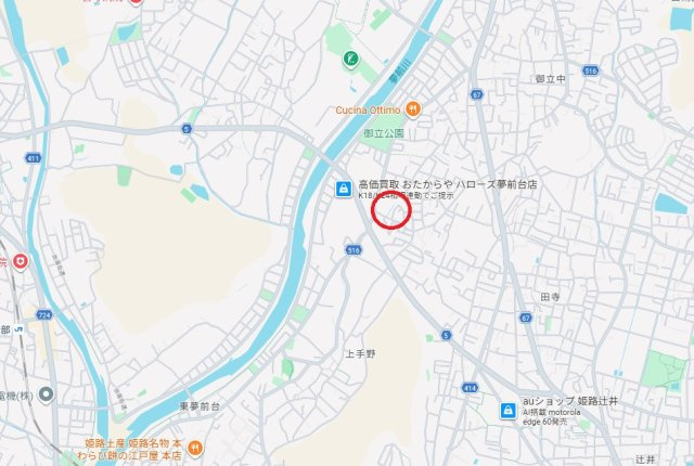 姫路市御立西三丁目　　　中古戸建の地図