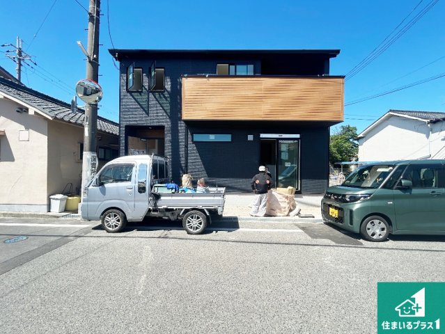 岸和田市岡山町　第1期　新築一戸建ての外観|現在建築中！落ち着いた街並みで新生活を始めることが出来そう！周辺の物件も併せてご紹介させて頂きます！