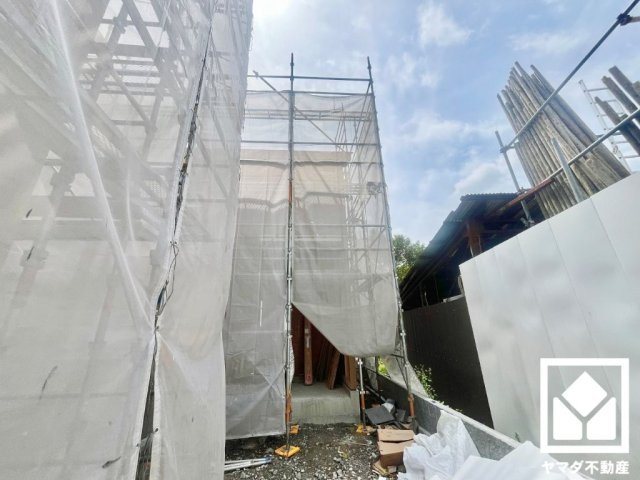 宇治市兎道池山　01期　2号棟の外観|3月13日　現地写真更新