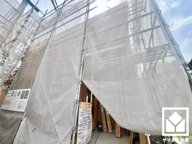 宇治市兎道池山　01期　2号棟の外観|3月13日　現地写真更新