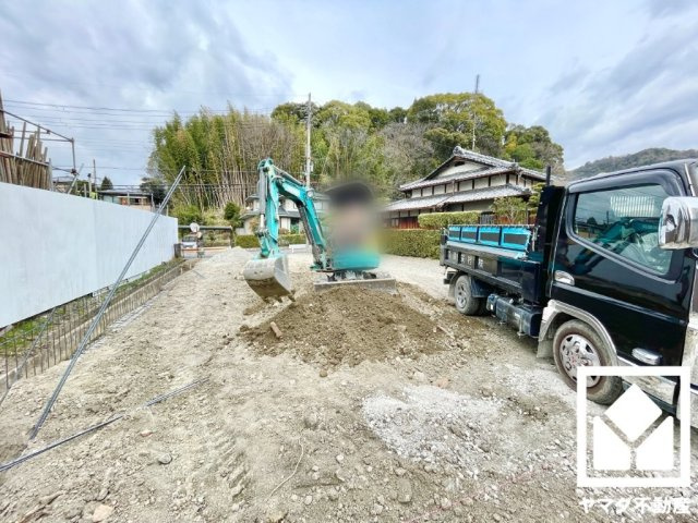 宇治市兎道池山　01期　2号棟の外観|3月13日　現地写真更新