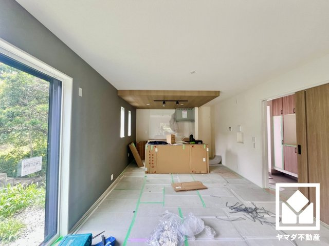宇治市兎道池山　01期　2号棟の居間・リビング|6月30日　現地写真更新