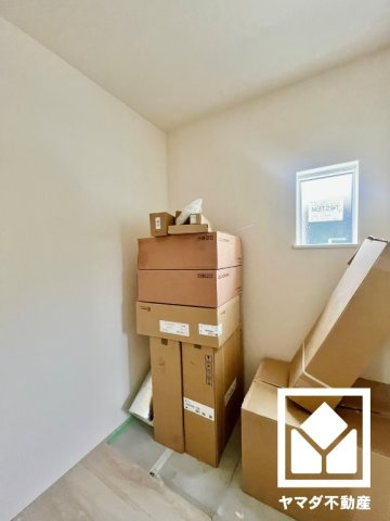 宇治市兎道池山　01期　2号棟の独立洗面台|6月30日　現地写真更新